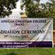 EAST AFRICAN CHRISTIAN COLLEGE CELEBRATED ITS FIRST GRADUATION